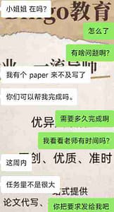 paper代写--留学生针对我们的代写服务提出要求